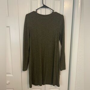 Topshop green skater dress